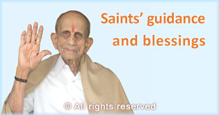 Saints' guidance and blessings